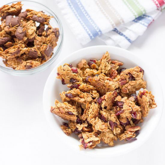Basic Large Chunk Granola