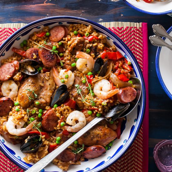 Clean Eating Paella