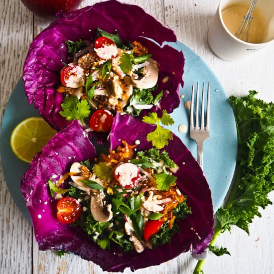 Immunity Boost Salad Wraps