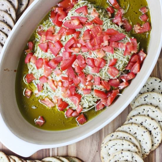 Layered Pesto Dip