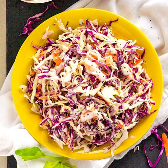 Clean Eating Coleslaw