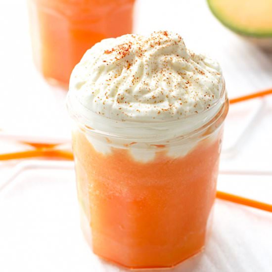 Frozen Cantaloupe Capuccino