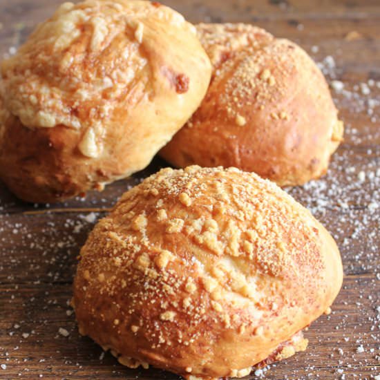 Best Homemade Double Cheese Buns