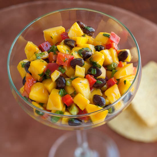Mango & Black Bean Salsa