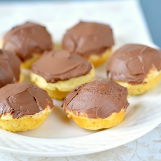 Boston Creme Mini Muffins