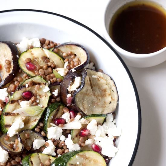 Wholewheat Couscous w/ Grilled Veg