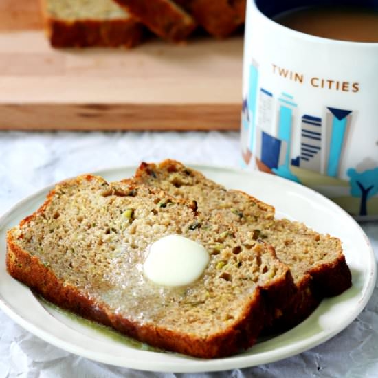 Zucchini Banana Bread with Protein