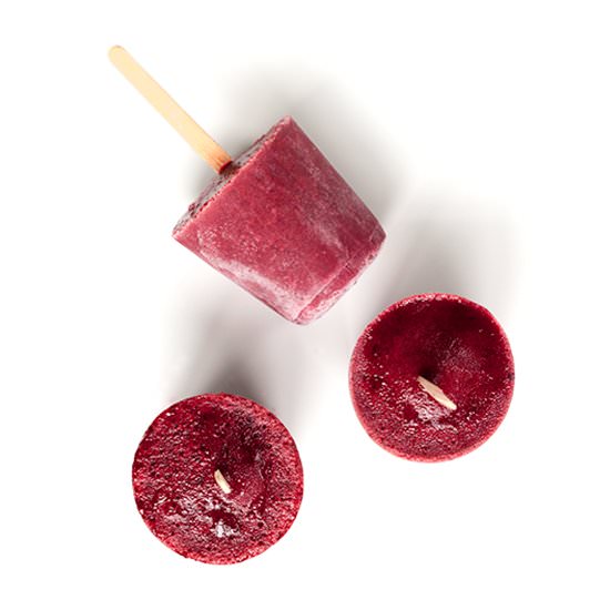 Cherry Almond Popsicles