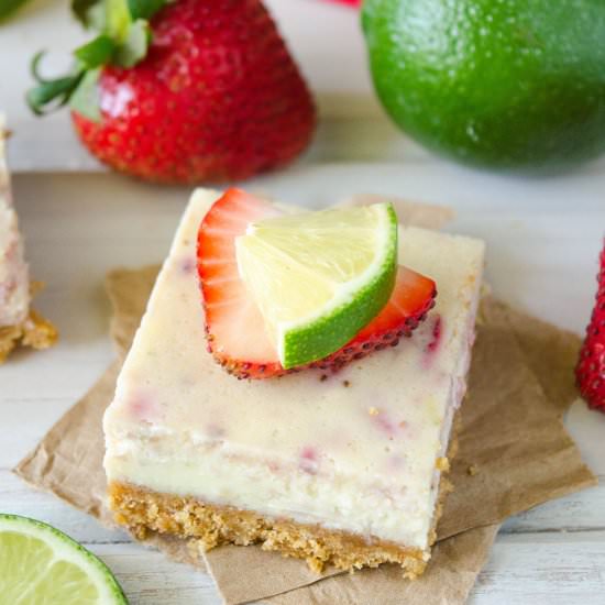 Strawberry Margarita Squares