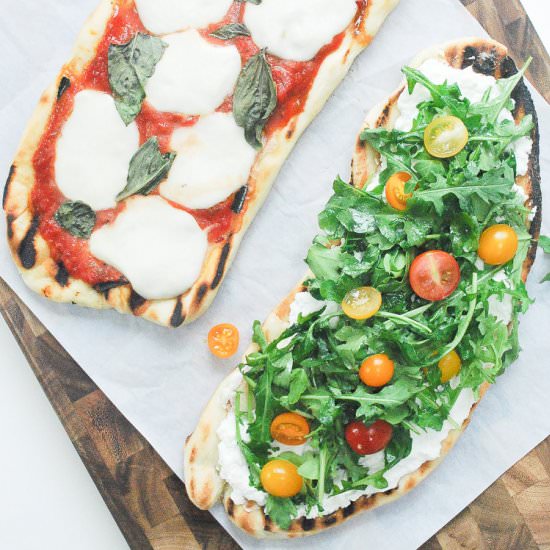 Grilled Pizza – Two Ways!
