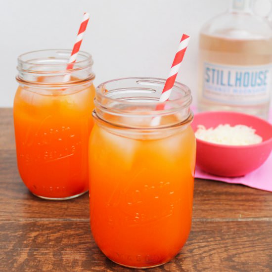Coconut Sunrise Cocktail