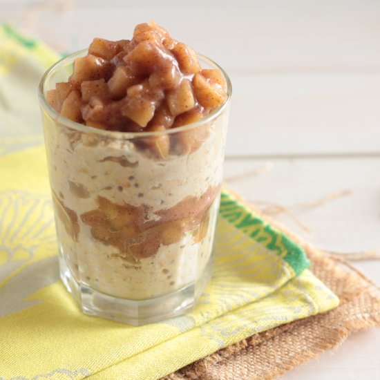 Apple Cinnamon Overnight Oats