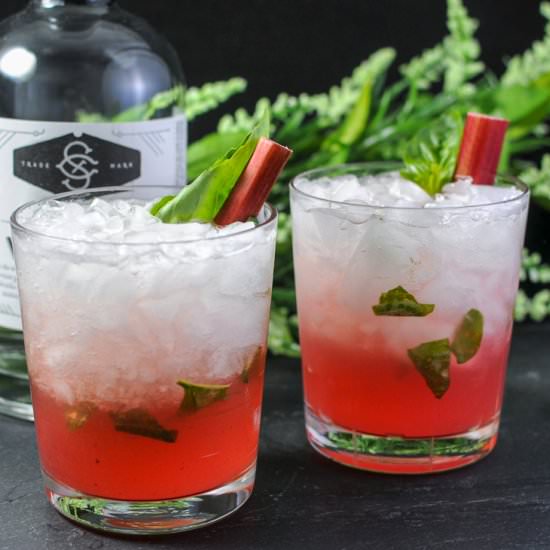 Rhubasil Cocktail