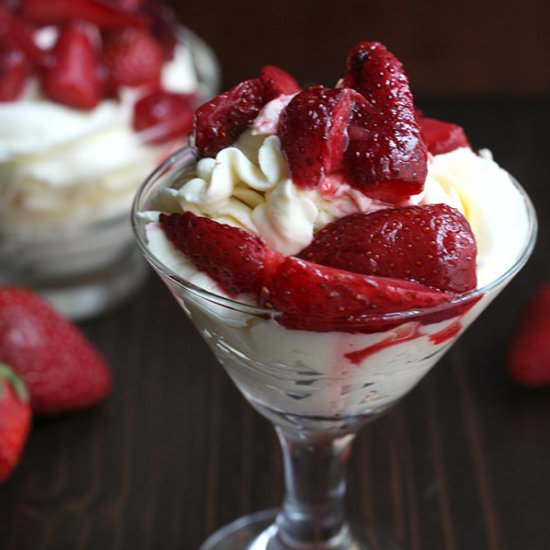 Mascarpone Roasted Strawberries