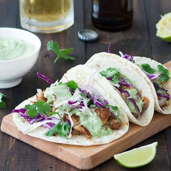 Blackened Fish Tacos