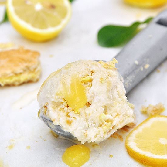 No-Churn Lemon Pie Ice Cream