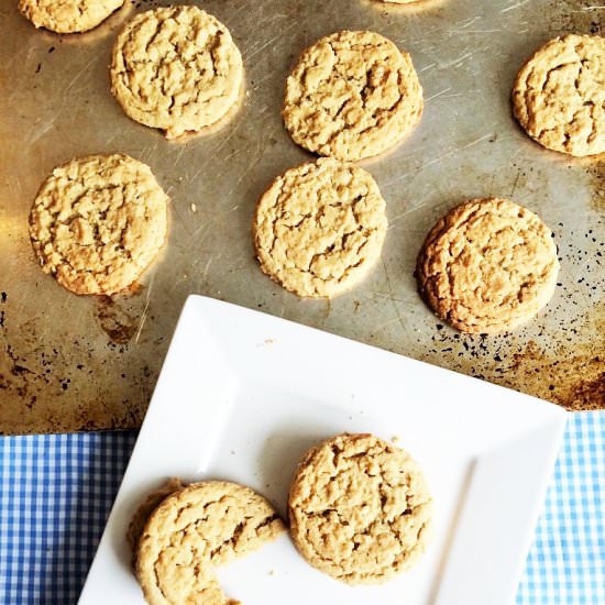 Peanut Butter Oatmeal Cookies