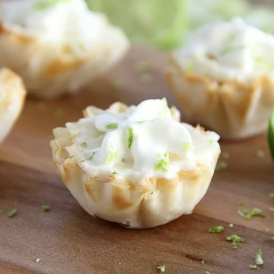 No-Bake Key Lime Pies
