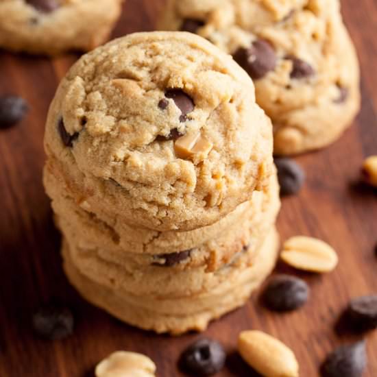 Triple Play Peanut Butter Cookies