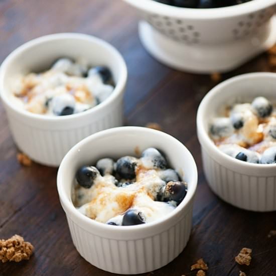 Blueberry Granola Gratin