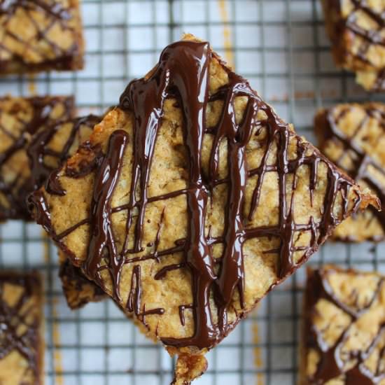 Oatmeal Peanut Butter Squares