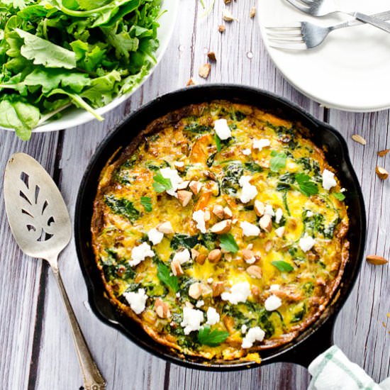Curried Sweet Potato Frittata