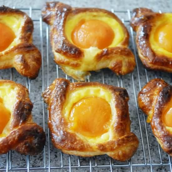 Apricot Danish Pastries