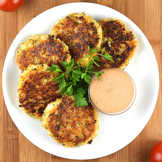 Crispy Cauliflower Cakes