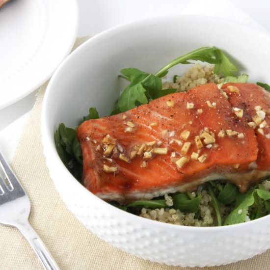 Garlic Soy Glazed Salmon