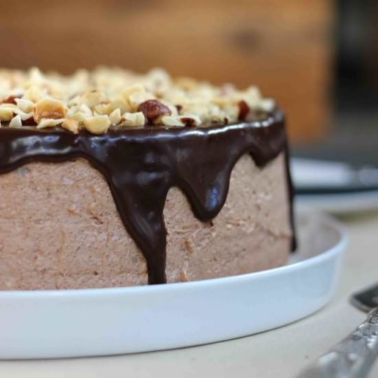Chocolate Hazelnut Biscuit Cake