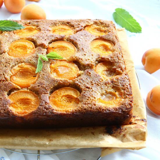 Apricot Einkorn Cake