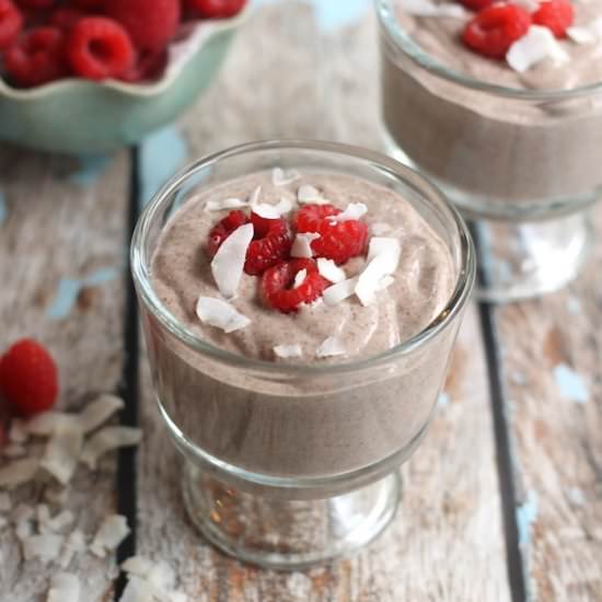 Creamy Raspberry Chia Pudding