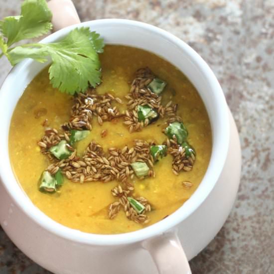 Yellow Daal With Garlic
