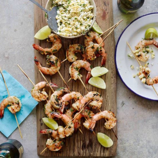 Mexican Shrimp Skewers