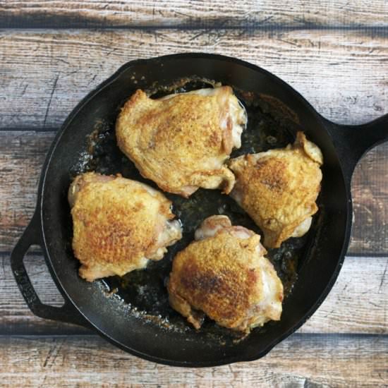 Roasted Chicken Thighs