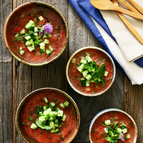Tomato Mint Gazapacho