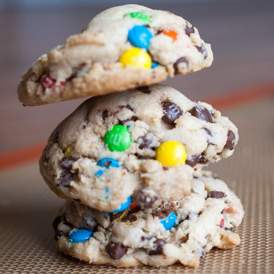 Secret Ingredient M&M Cookies