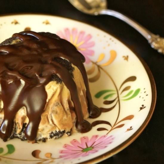 Individual Coffee-Chocolate Mud Pie
