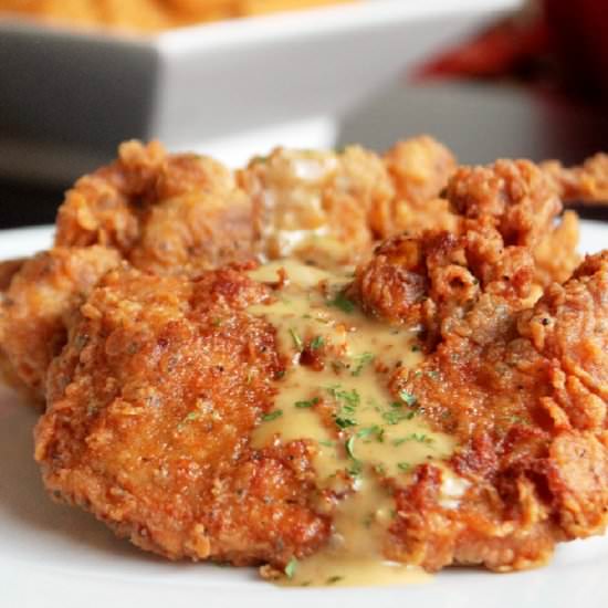 Spicy Fried Pork Chops