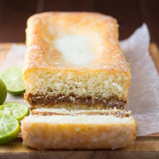 Glazed Key Lime Cake with Graham