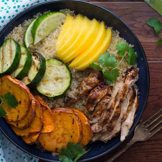 Jerk Chicken Quinoa Bowls