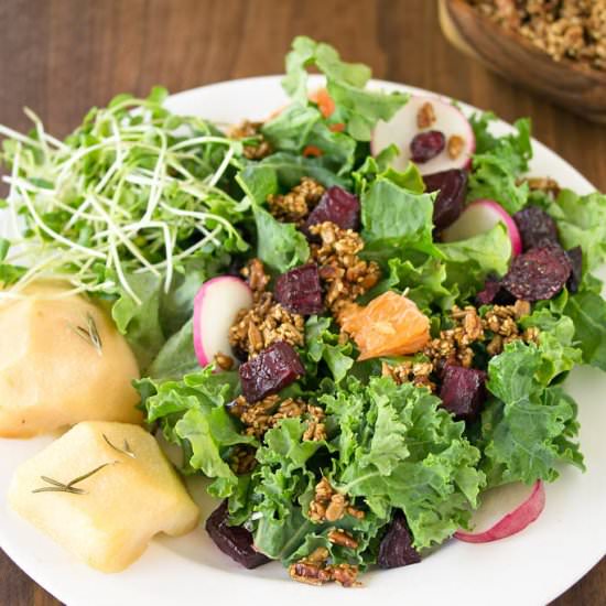 Roasted Beet & Pear Salad