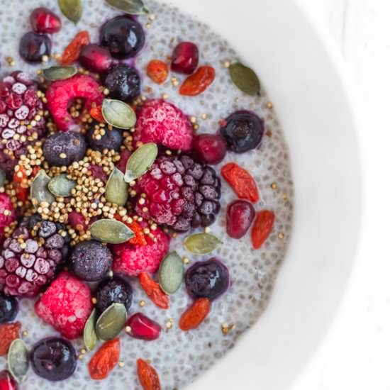 Confetti Chia Pudding