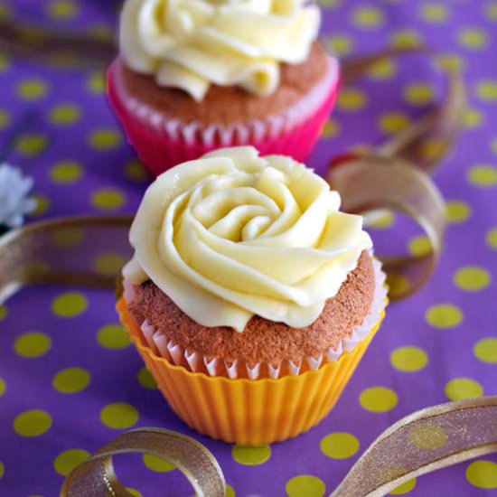 Hokkaido Cupcake With Cream Cheese