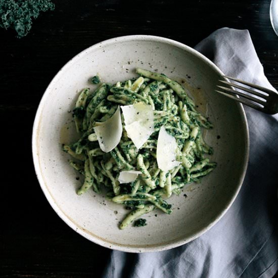 Kale & Basil Pesto with Pasta