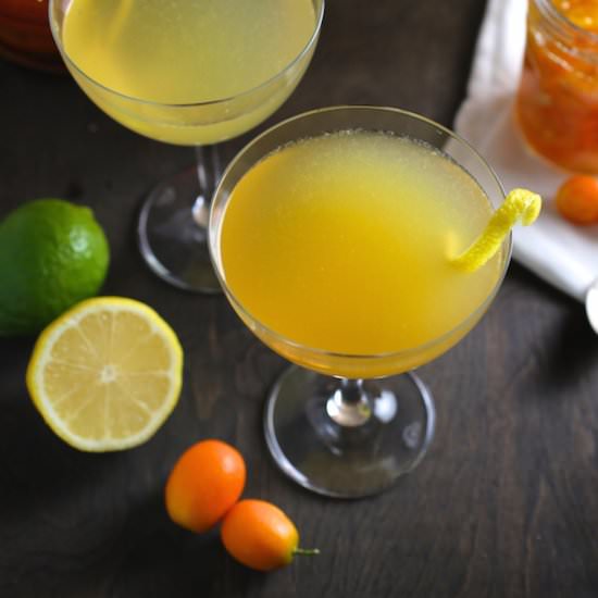 Kumquat-Ginger Whisky Sour