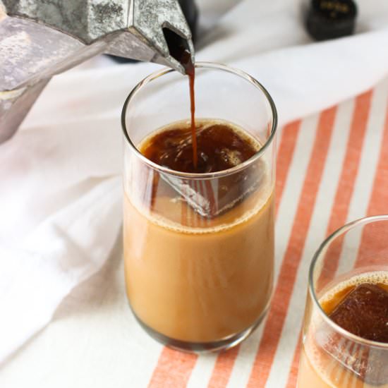 Extra Dirty Iced Chai Tea Latte