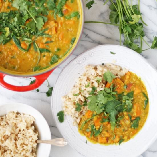 Sweet Potato Dal