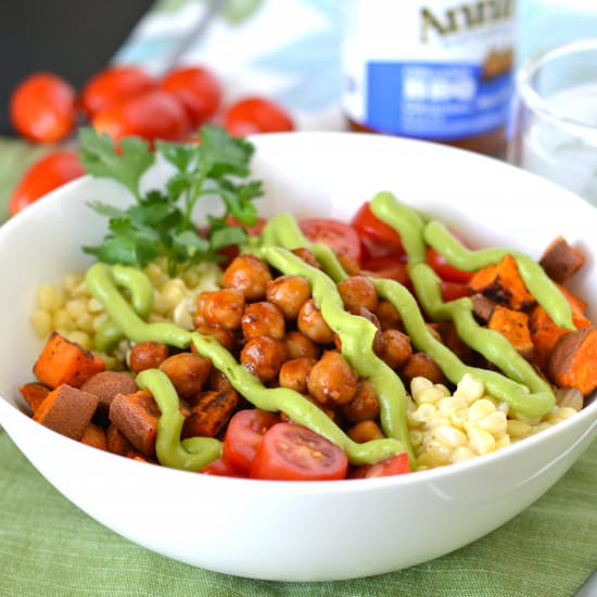 BBQ Chickpea Bowls