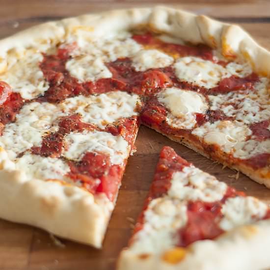 Tomato And Cheese Pizza